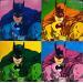 Peinture Batman Pop par Lemoine Mael | Tableau Pop-art Icones Pop Graffiti Acrylique
