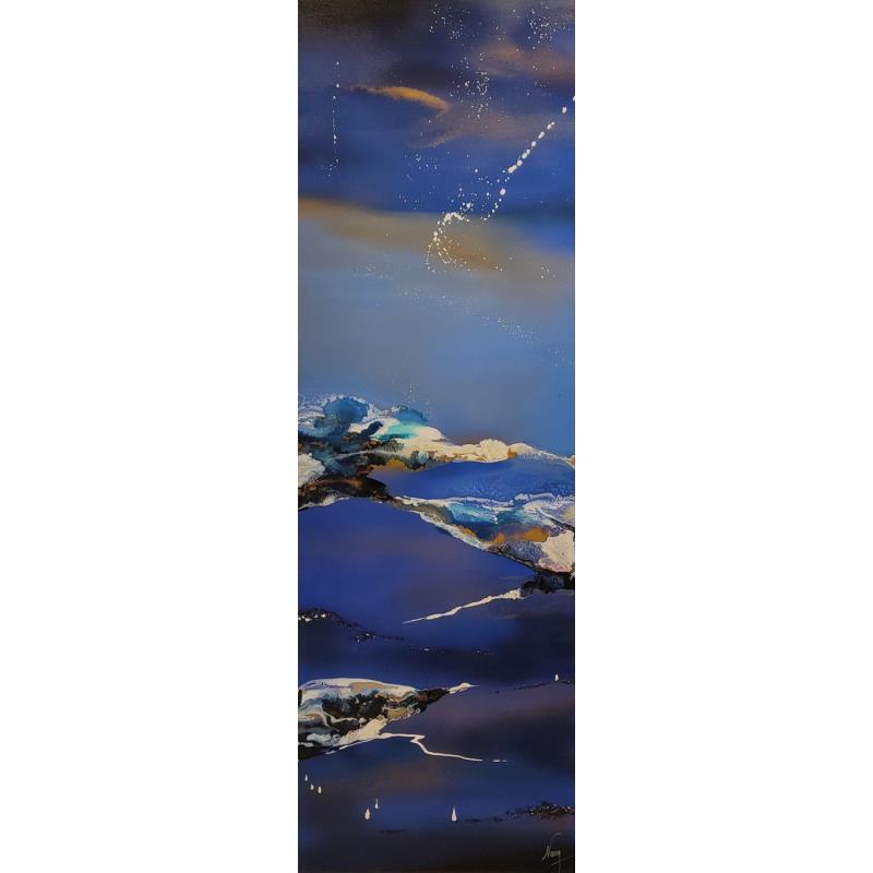 Gemälde 833 von Naen | Gemälde Abstrakt Acryl, Tinte Minimalistisch