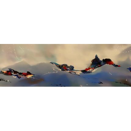 Pintura 892 por Naen | Pintura Abstracto Acrílico, Ink Minimalista