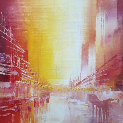 Peinture Rideau de soleil par Levesque Emmanuelle | Tableau  Huile