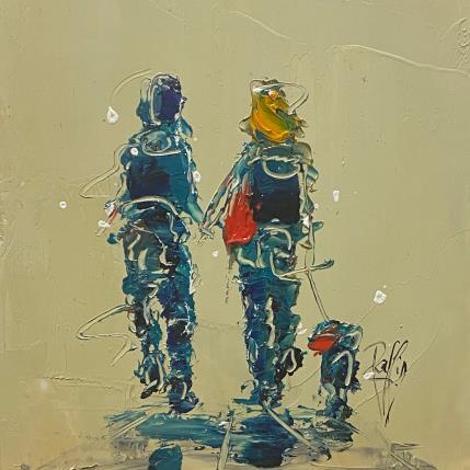 Peinture Balade par Raffin Christian | Tableau Figuratif Huile Scènes de vie