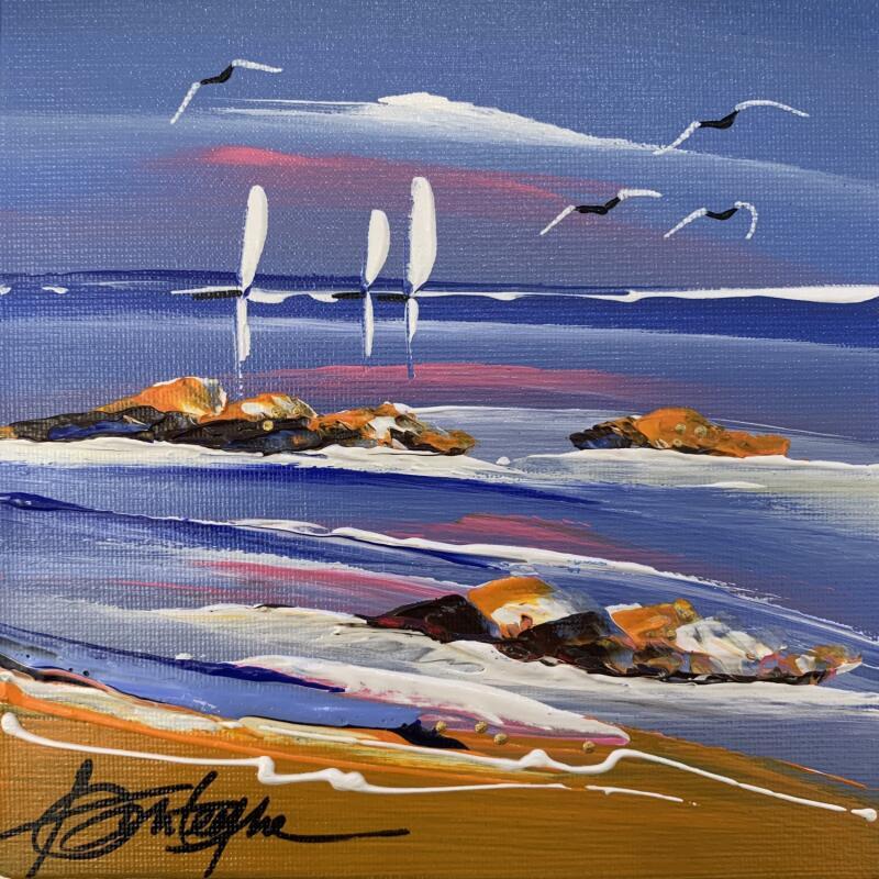 Painting Allonge toi by Fonteyne David | Painting Figurative Acrylic