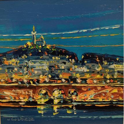 Peinture Pont du Vallon des Auffes, Marseille par Corbière Liisa | Tableau Figuratif Huile Paysages