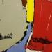 Painting en cascade by L'huillier Françis | Painting Abstract Landscapes Oil