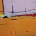 Painting place forte by L'huillier Françis | Painting Abstract Landscapes Oil