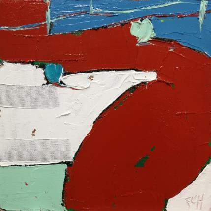 Painting douce inclinaison by L'huillier Françis | Painting Abstract Oil Landscapes, Pop icons