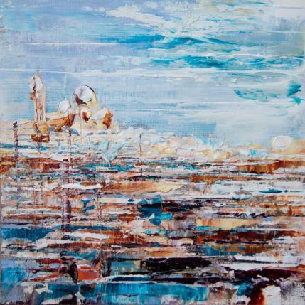 Painting Paris butte Montmartre #3 by Reymond Pierre | Painting Figurative Oil Landscapes, Urban