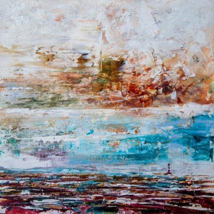 Painting Paris le jour #3 by Reymond Pierre | Painting Figurative Oil Landscapes, Urban