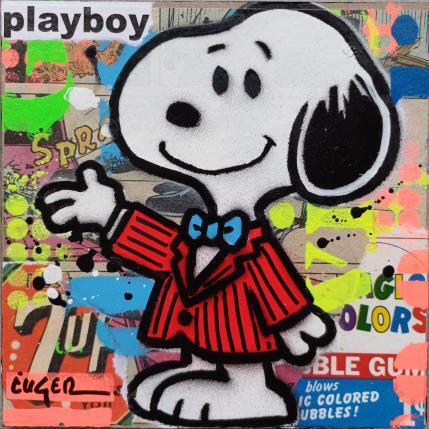 Peinture PLAYBOY par Euger Philippe | Tableau Pop-art Acrylique, Collage Icones Pop