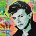 Painting DAVID BOWIE by Euger Philippe | Painting Pop-art Pop icons Acrylic