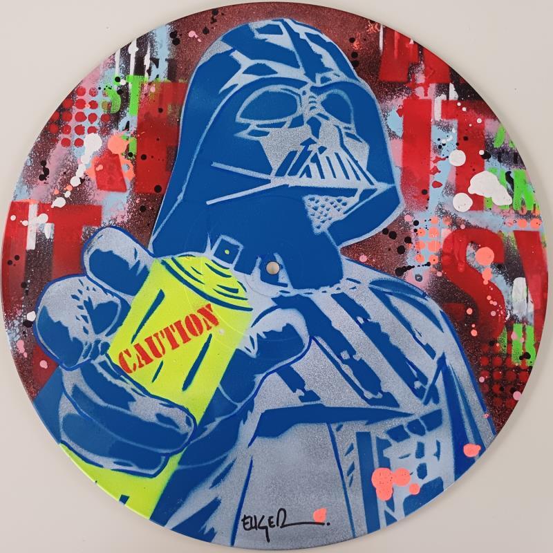 Peinture STREET DARK VADOR VINYLE par Euger Philippe | Tableau Pop-art Icones Pop Acrylique