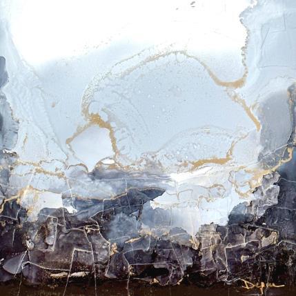 Peinture Poésie minérale 1228 par Depaire Silvia | Tableau Abstrait Acrylique Minimaliste, Paysages