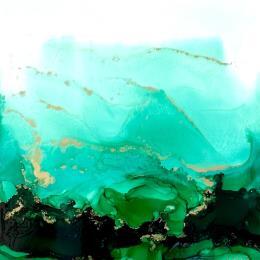 Peinture Poésie végétale 1541 par Depaire Silvia | Tableau Abstrait Acrylique Minimaliste, Paysages