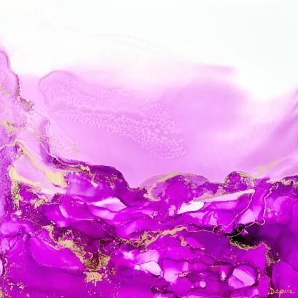 Peinture Poésie florale 1538 par Depaire Silvia | Tableau Abstrait Acrylique Minimaliste, Mode