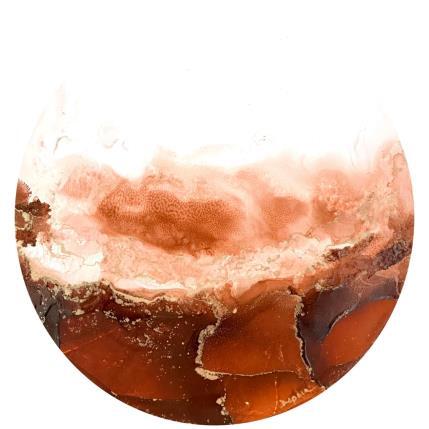 Peinture Nuée d'amour 1510 par Depaire Silvia | Tableau Abstrait Acrylique Nature, Paysages