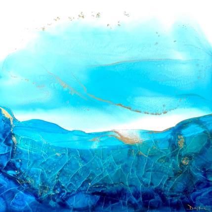 Peinture Poésie marine 2043 par Depaire Silvia | Tableau Abstrait Acrylique Marine, Minimaliste, Paysages