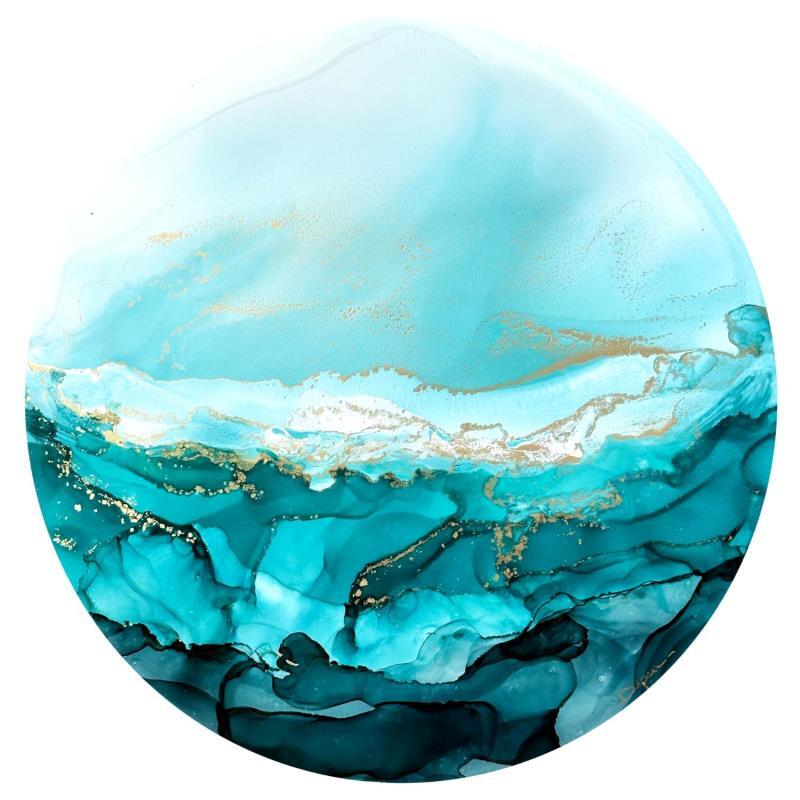 Peinture Poésie givrée 2048 par Depaire Silvia | Tableau Abstrait Paysages Marine Minimaliste Acrylique