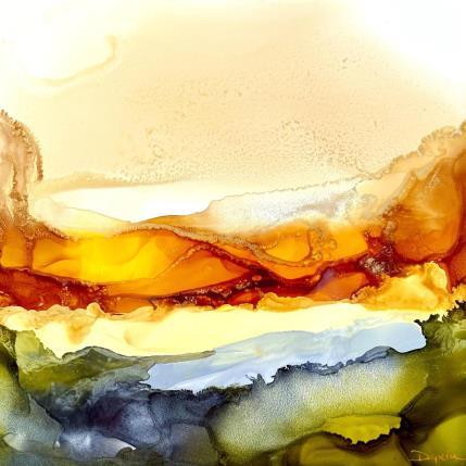 Peinture Dune 2028 par Depaire Silvia | Tableau Abstrait Acrylique Minimaliste, Paysages