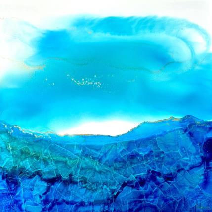 Peinture Poésie marine 2055 par Depaire Silvia | Tableau Abstrait Acrylique Marine, Minimaliste, Paysages