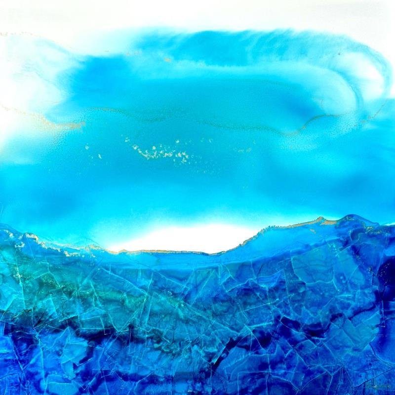 Peinture Poésie marine 2055 par Depaire Silvia | Tableau Abstrait Paysages Marine Minimaliste Acrylique