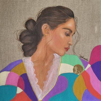 Pintura Amina por Rosângela | Pintura Figurativo Acrílico Retrato