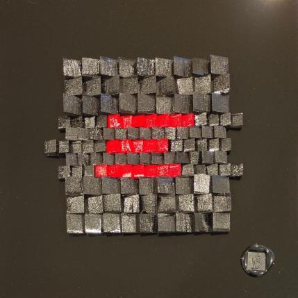 Peinture Kawasaki par Bauquel Véronique | Tableau Abstrait Acrylique, Bois, Collage Minimaliste