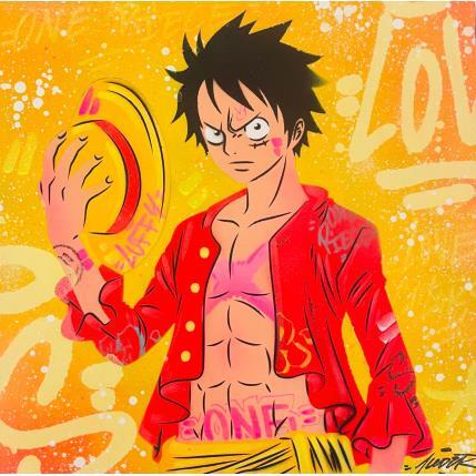 Painting Luffy by Lemoine Mael | Painting Pop-art Acrylic, Graffiti Pop icons