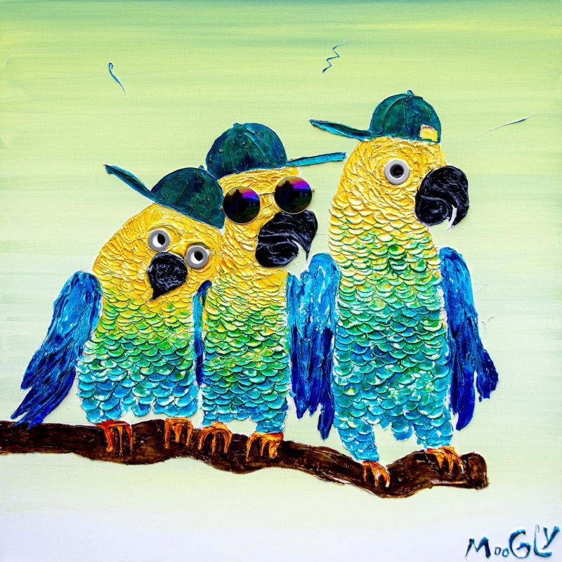 Peinture CITRONNADUS par Moogly | Tableau Art Singulier Animaux Acrylique Résine Pigments