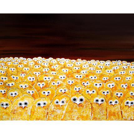 Peinture CINEMATOPHYLUS par Moogly | Tableau Art Singulier Acrylique, Pigments, Résine Animaux