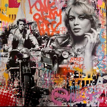 Painting French glam by Novarino Fabien | Painting Pop-art Pop icons