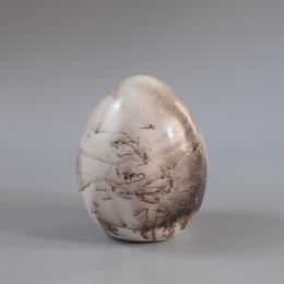 Sculpture Oeuf par Nathalie Roverato | Sculpture Figuratif Raku Animaux