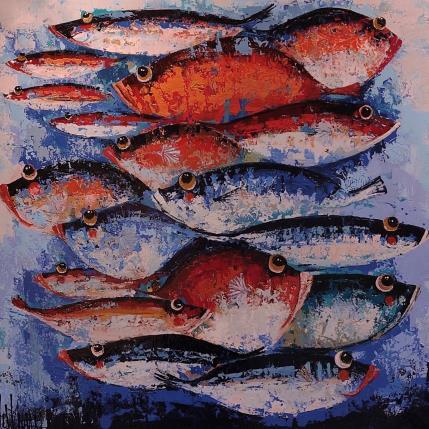 Painting Familia by Villanueva Puigdelliura Natalia | Painting Figurative