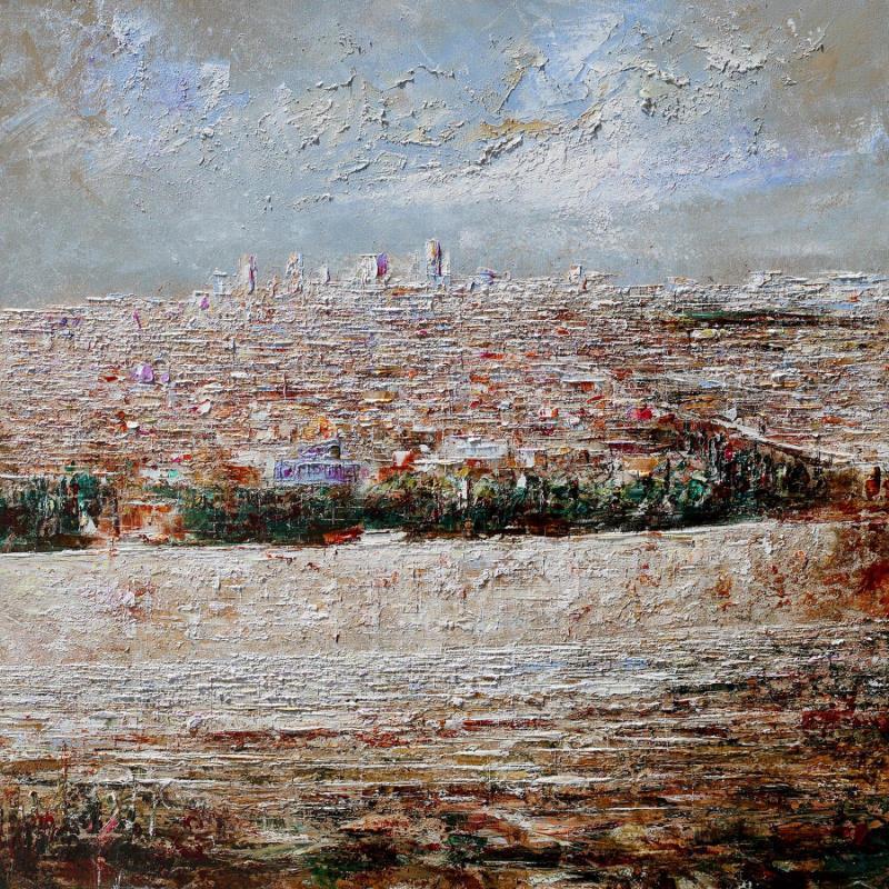 Painting Jérusalem by Reymond Pierre | Painting Figurative Oil