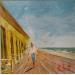 Painting Les planches by Hébert Franck | Painting Figurative Landscapes Marine Oil