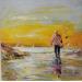 Painting La marée by Hébert Franck | Painting Figurative Landscapes Marine Oil