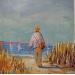 Painting Par beau temps by Hébert Franck | Painting Figurative Landscapes Marine Oil