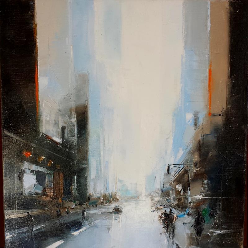 Peinture Golden day par Poumelin Richard | Tableau Figuratif Paysages Huile