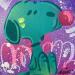 Pintura SNOOPY BULLE por Lemoine Mael | Pintura Pop art Iconos pop Graffiti Acrílico