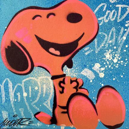 Peinture SNOOPY JOIE par Lemoine Mael | Tableau Pop-art Acrylique, Graffiti Icones Pop