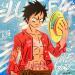 Painting LUFFY by Lemoine Mael | Painting Pop-art Pop icons Graffiti Acrylic