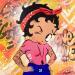 Painting BETTYBOOPGANGSTA by Lemoine Mael | Painting Pop-art Pop icons Graffiti Acrylic