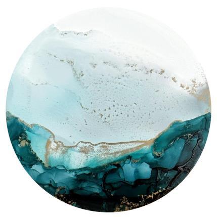 Painting Poésie Givrée 1595 by Depaire Silvia | Painting Abstract Acrylic Landscapes, Marine, Minimalist