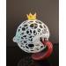 Sculpture Blue king Boo par Shenoda | Sculpture Pop-art Graffiti Résine