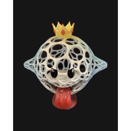 Sculpture Blue king Boo par Shenoda | Sculpture Pop-art Graffiti, Résine