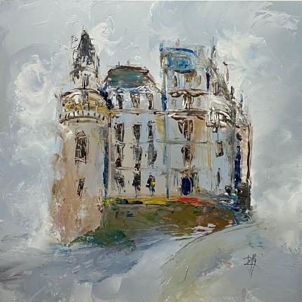 Painting Le château by Raffin Christian | Painting Figurative Oil Urban