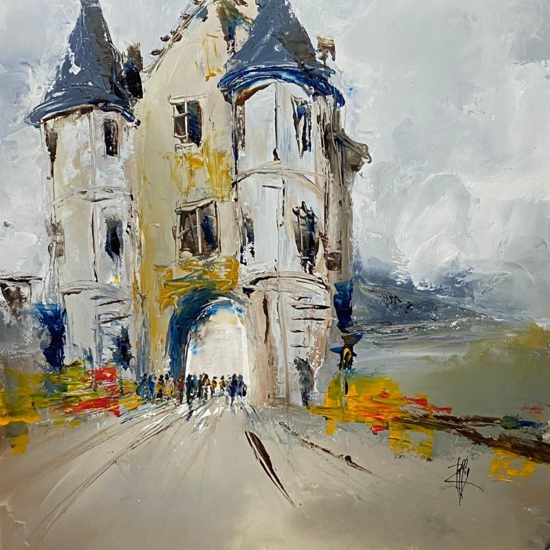 Painting Porte d'entrée by Raffin Christian | Painting Figurative Urban Oil