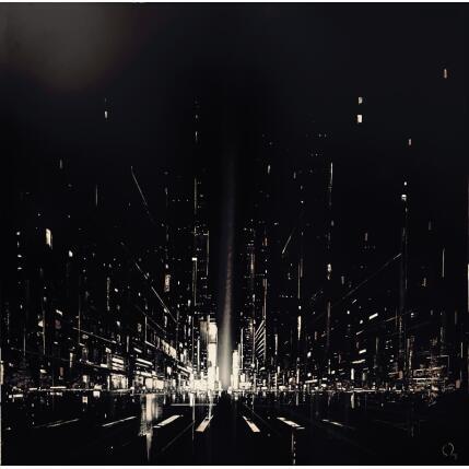 Painting Nova by Rey Julien | Painting Figurative Gold leaf