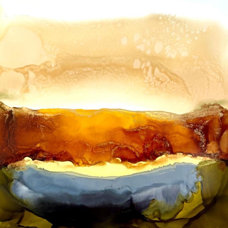 Peinture dune 2089 par Depaire Silvia | Tableau Abstrait Paysages Minimaliste Acrylique