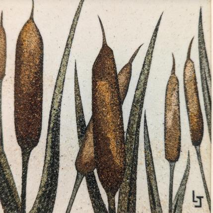 Painting Roseaux by Jovys Laurence | Painting Subject matter Sand Landscapes