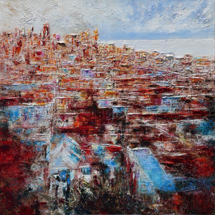 Peinture Town par Reymond Pierre | Tableau Figuratif Huile Urbain